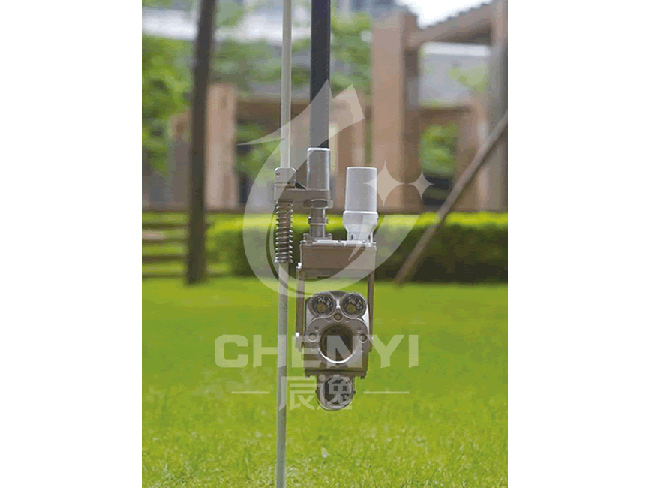 Carbon fiber telescopic pole for deep well detection
