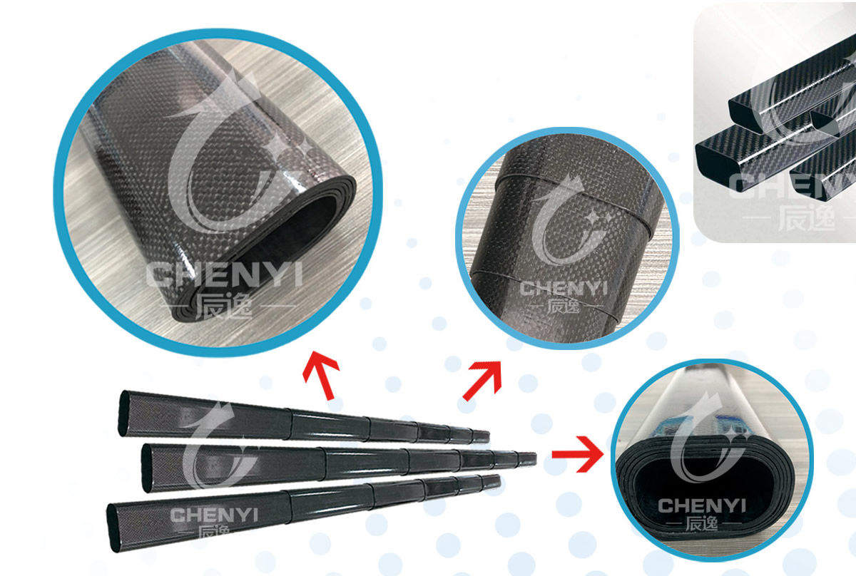 High performance carbon fiber tubes