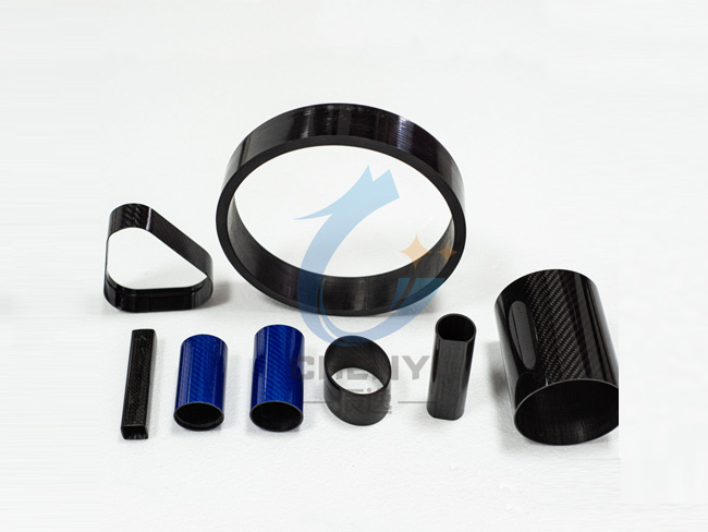 Carbon fiber shaped parts and structural parts