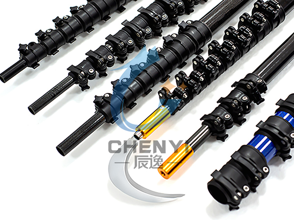Telescopic rescue pole
